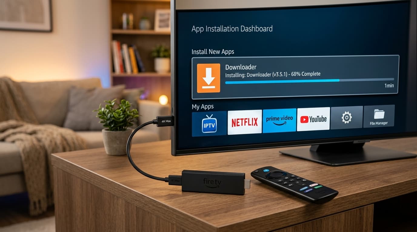 How to Install IPTV on Firestick (2026 Step-by-Step Guide with Downloader) — YourFlix Streaming Guide